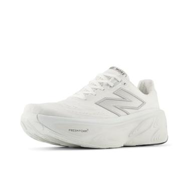 Imagem de New Balance Fresh Foam X More V5 Tênis de corrida masculino, Branco/reflexo/prata metálico, 8.5 X-Wide