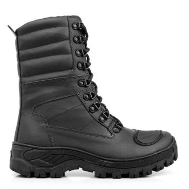 Imagem de Bota Coturno Motociclista Com Proteção Preto ref 190 - Dragxter, Preto