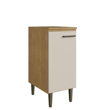 Imagem de Balcão 1 Porta 40cm com Pés 100 MDF May Cadorin Móveis