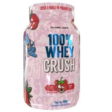 Imagem de Whey Protein Crush 100% Concentrado Under Labz Sem Glúten 900g, Strawb
