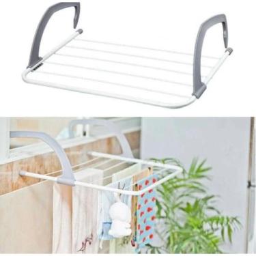 Imagem de - Varal Portátil Portas Janela Seca Roupa Apartamento Prático - StarLi