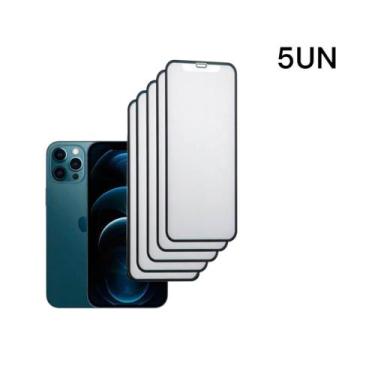 Imagem de Kit 5 PÇS Películas Fosca 9D Compatível Com Iphone 12 PRO MAX - LXL