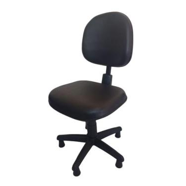 Imagem de Cadeira Costureira e Bancada Executiva material sintético - NR17 Ajust