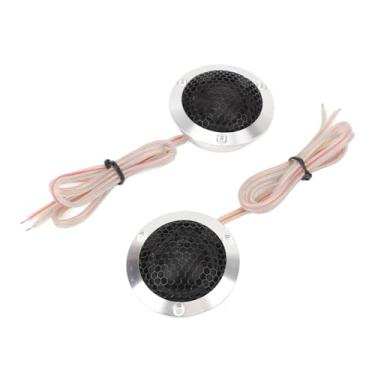 Imagem de Akozon Par de Tweeters de Mini Dome de 1,5 Polegadas - Alto -falantes Estéreo de Carros de 10w para um Som Aprimorado de Pitch Alto - Fit Universal Fit DC12V Alto