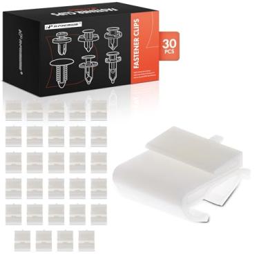 Imagem de A-Premium Retentores de clipes de painel de porta de moldagem de 30 peças compatíveis com Honda Civic, CRX, 1988 1989 1990 1991