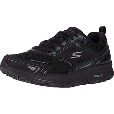 Imagem de Skechers Men's Go Run Consistent-Performance Running & Walking Shoe Sneaker, Black/Charcoal, 9.5 D US