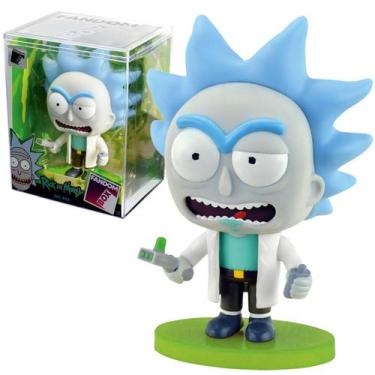Imagem de Rick Fandom Box Boneco Rick And Morty Em Vinil Com Expositor - Líder B