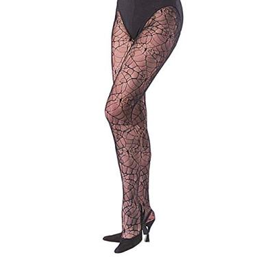 Imagem de Rubie's Costume Women's Standard Spiderweb Tights, Multicolor, One Size