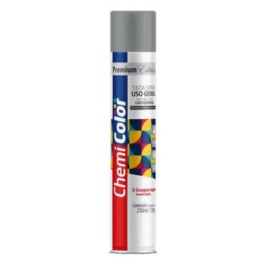 Imagem de Tinta Spray Alumínio Roda Uso Geral Chemicolor 250ml - TecBril