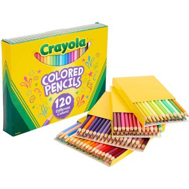 Imagem de Lápis Colorido Sem Repetição de Cor 120 Cores Presente