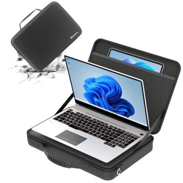Imagem de Smatree Capa de ombro rígida para laptop com alça para ASUS P1512 de 15,6 polegadas, ExpertBook P1/B1/B2 Flip, Chromebook Flip CM5, Vivobook Pro 15/15X/S15 OLED/Copilot+PC, Zenbook