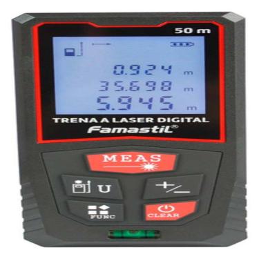 Imagem de Trena Laser Digital Profissional Com Cordão Famastil