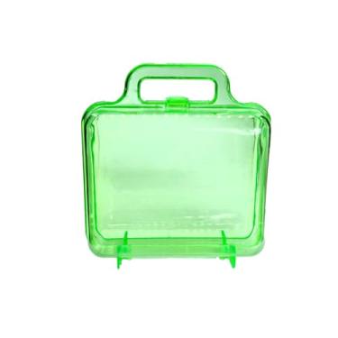 Imagem de Kit 6 Massinha de Modelar + 6 Bolha de Sabão + 12 Cortador + 6 Maletinha de Acrílico lembrancinha (Verde)