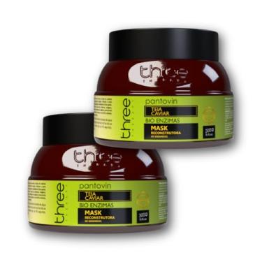 Imagem de Kit 02 Und Pantovin Mascara Reconstrutora Teia Caviar 300g