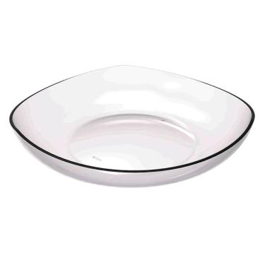 Imagem de Cesta para Frutas Verduras Fruteira de Mesa Transparente 3,5L Trio Crippa Bancada