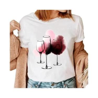 Imagem de Camiseta Feminina Manga Curta - Estampa Vintage Anos 90, BR-G4, Mgq 27