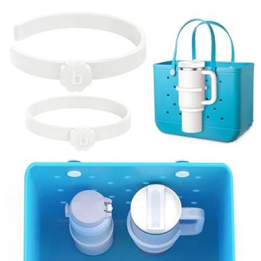 Imagem de Acessórios para garrafas de água esportivas, artigos esportivos, suporte de copo para Stanley, suporte de bebida grande compatível com todos os sacos Bogg, acessório de suporte de copo ajustável