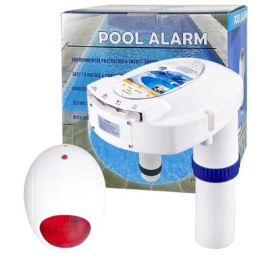Imagem de RoamRider Alarme De Piscina Com Receptor Remoto, Sistema Monitoramento Afogamento Subaquático, Alarmes Alimentados Por Bateria Para Piscinas Enterradas E Acima Do Solo, Proteção Segurança Crianças A
