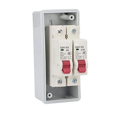 Imagem de IP65 2 WAY FL RETARD MCB C Caso DE DISTRIBUIÇÃO DO TIPO PARA UTILIDADE AO ANTERAÇÃO 6A 32A | Caso DE Distribuição PARA Uso Externo | Caixa DE Distribuição Plástica Transparente