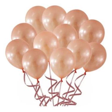 Imagem de Balão Bexiga Liso Decoração Festa 9 Polegadas C/ 25 Und - Top Fest Bru