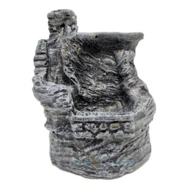 Imagem de Incensário cascata 7cm x 7,5cm x 10,5cm em resina p/ mini imagens - un