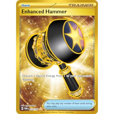 Imagem de Pokemon – Enhanced Hammer 224/167 – Twilight Masquerade – Hyper Rare Gold – Foil Card
