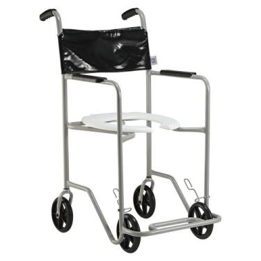 Imagem de Cadeira de rodas banho pop ri higiênica 80kg jaguaribe