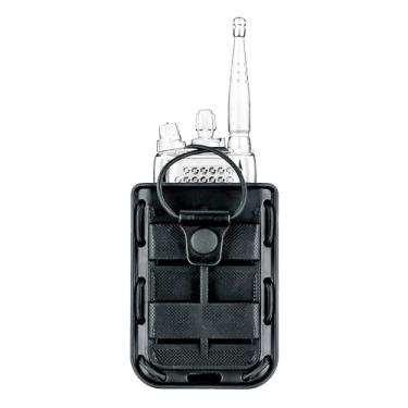 Imagem de Hero's Pride Suporte de rádio MOLLE – Coldre de rádio flexível universal para cinto de serviço de até 6,3 cm de largura – Capa de rádio para aplicação da lei é montada no cinto e colete