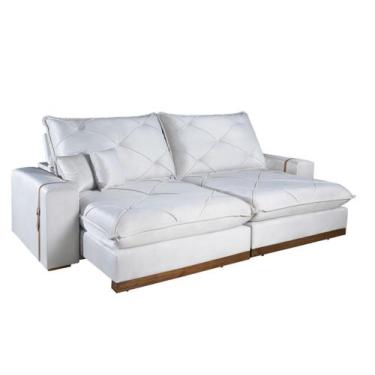 Imagem de Sofá Cama Retrátil e Reclinável 4 Lugares 230cm - TH Decorações