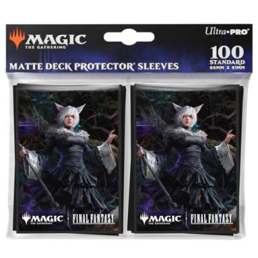 Imagem de Ultra PRO - Final Fantasy x Universes Beyond Y’shtola, Night’s Blessed (Commander) 100ct Deck Protector Sleeves for Magic: The Gathering | Trading Card Accessories, Collectible Card Game Gear