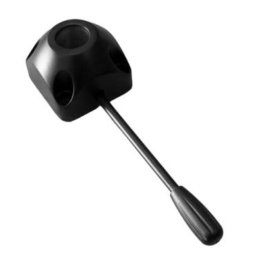 Imagem de MERIGLARE Mecanismo de controle de inclinação para cadeira, substituição de cadeiras ergonômicas para jogos, banco de bar, parte da cadeira, assento giratório, Preto