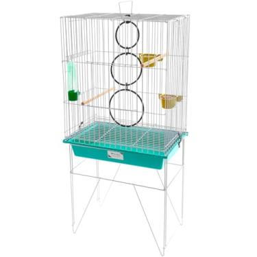 Imagem de Gaiola Viveiro Calopsita Completa Com Acessórios