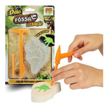 Imagem de Kit Escavação Fósseis Dino Fossil Arqueologia Brinquedo Dm - DM TOYS