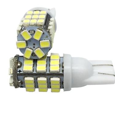 Imagem de Par Lâmpada Pingo De Led Cob T10 42 Leds Para Lanterna Teto