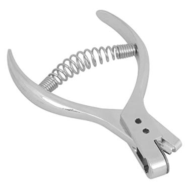 Imagem de LiebeWH Notcher de Padrão de Aço Inoxidável - Alicates de Costura de Alfaiate de Alta Percorrer - Maxilar Afiado para Pano Grosso Alça Curva Confortável Largura de Corte de 2 Mm