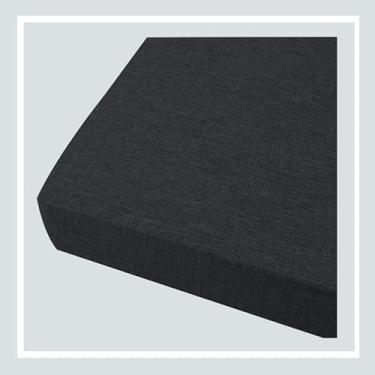 Imagem de Almofada de banco de 1 peça, almofadas impermeáveis para móveis de pátio, almofadas de cadeira de linho originais, almofada de assento antiderrapante para janela saliente, para sofá de varanda com