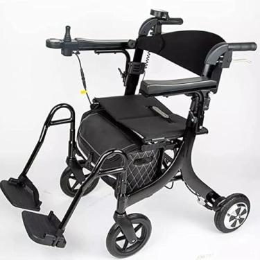 Imagem de Andarilho De Energia Elétrica Rollator Walkers Para Idosos Com Bateria De Lítio - Carrinho De Cadeira De Rodas Leve Com Recursos De Bônus