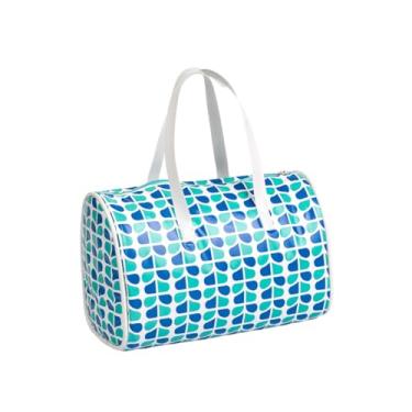 Imagem de Bolsa Térmica Multiuso Impermeável, 3 Tamanhos com Capacidades de 8L/15L/25L, Cores Lisas e Estampadas (Azul Estampada, P (8 Litros))