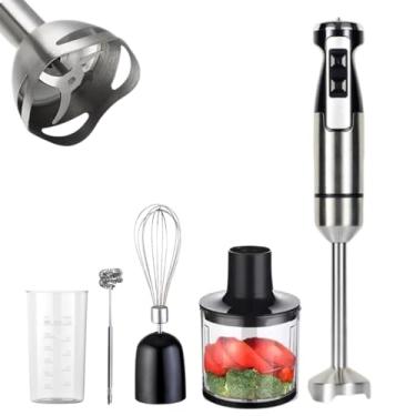 Imagem de Mixer Processador Batedor Misturador 5 Em 1 1000W (Prata 110V)