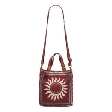 Imagem de Bolsa Farm Mimo Lenço Solar Bege/ Bordo U-Feminino