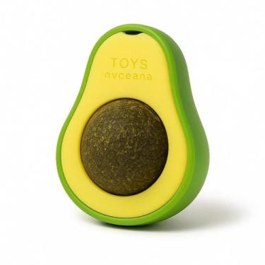 Imagem de Brinquedo Catnip Abacate Para Gatos  Alivia Estresse - MIMOS PET
