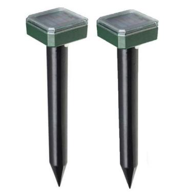 Imagem de Repelente Solar Ultrassonico Kit 2 Uni Espanta Escorpiao Cobra Rato Mo