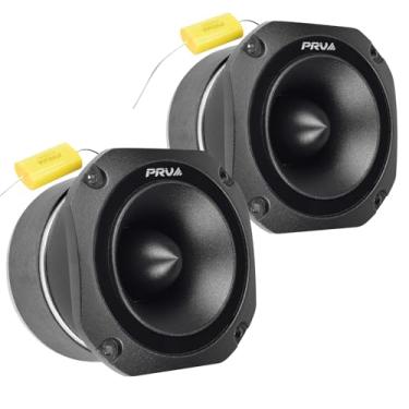 Imagem de PRV AUDIO TW700Ti TW700Ti Tweeter Bullet Tweeter de titânio preto de 10 cm TW700Ti 240 Watts, super tweeter de 8 Ohm, driver de alta frequência de áudio profissional integrado (2 tweeters)