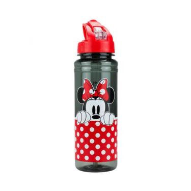 Imagem de Garrafa Plástica Com Canudo Minnie 700ml  Disney Original - Taimes