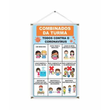 Imagem de Banner pronto Combinados BA 180 medida 45x70 cm arte pronta