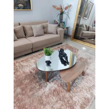 Imagem de Conjunto de Mesa de Centro Espelhada Paris - Demoglass