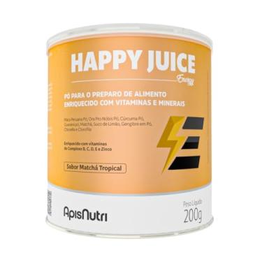 Imagem de HAPPY JUICE ENERGY Sabor Matchá Tropical 200g - ApisNutri