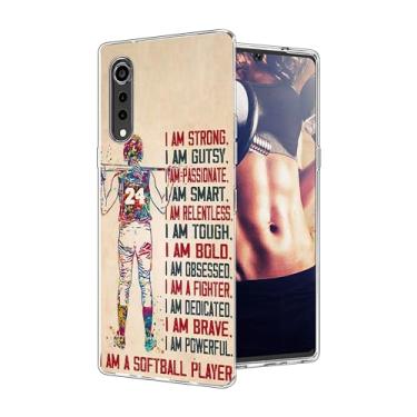 Imagem de NINGPIYAYA Capa compatível com LG Velvet 5G - Capa protetora de TPU macia e à prova de choque