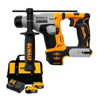 Imagem de Kit Martelete Rotativo Sds A Bateria 20V Dewalt Dch172B-B3 +