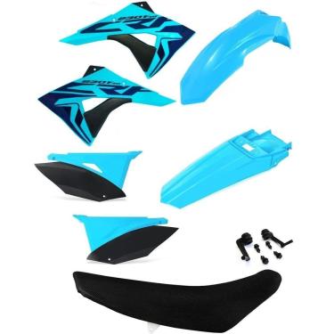 Imagem de Kit Plástico Biker Next Crf 230 Adesivos E Banco Avtec